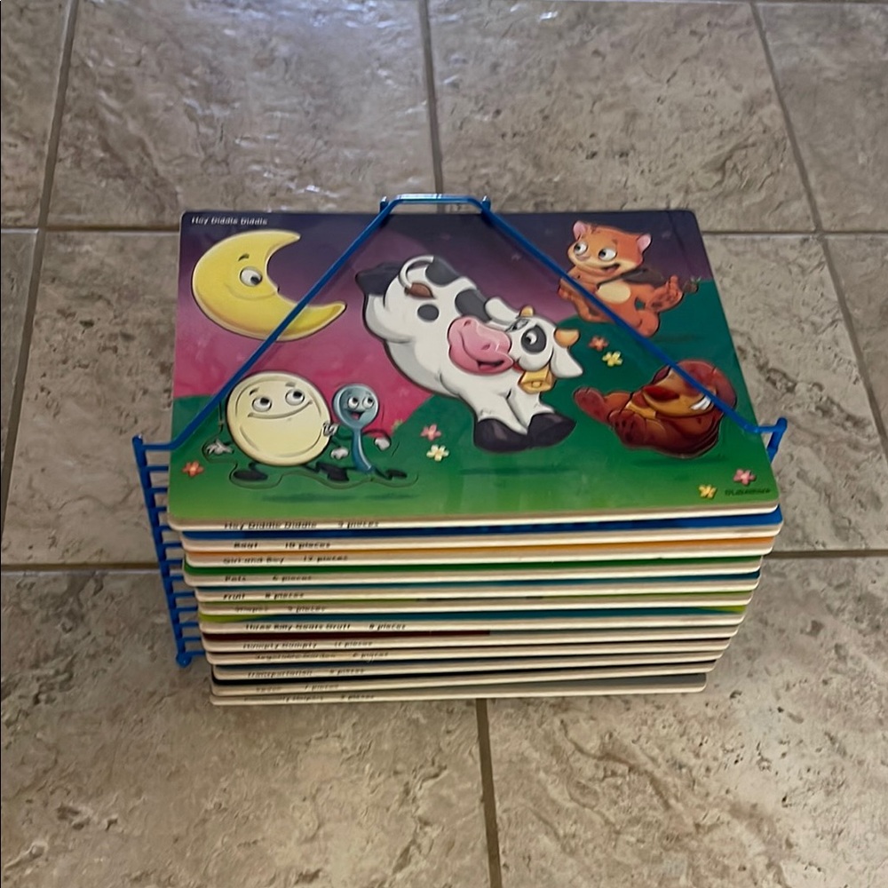 Colorful Animal Puzzle Set for Kids